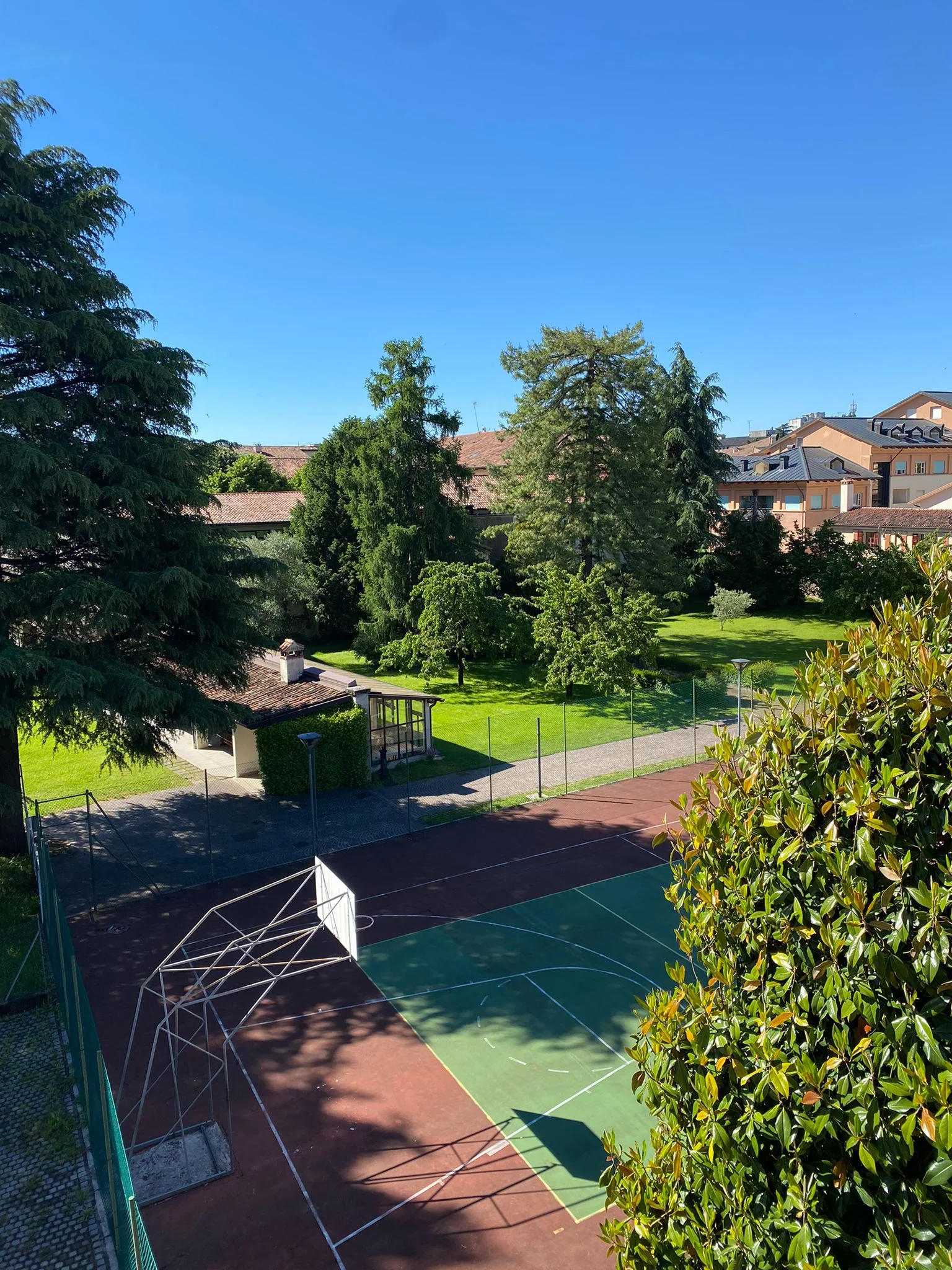 Impianti sportivi e spazi verdi del Collegio Dimesse