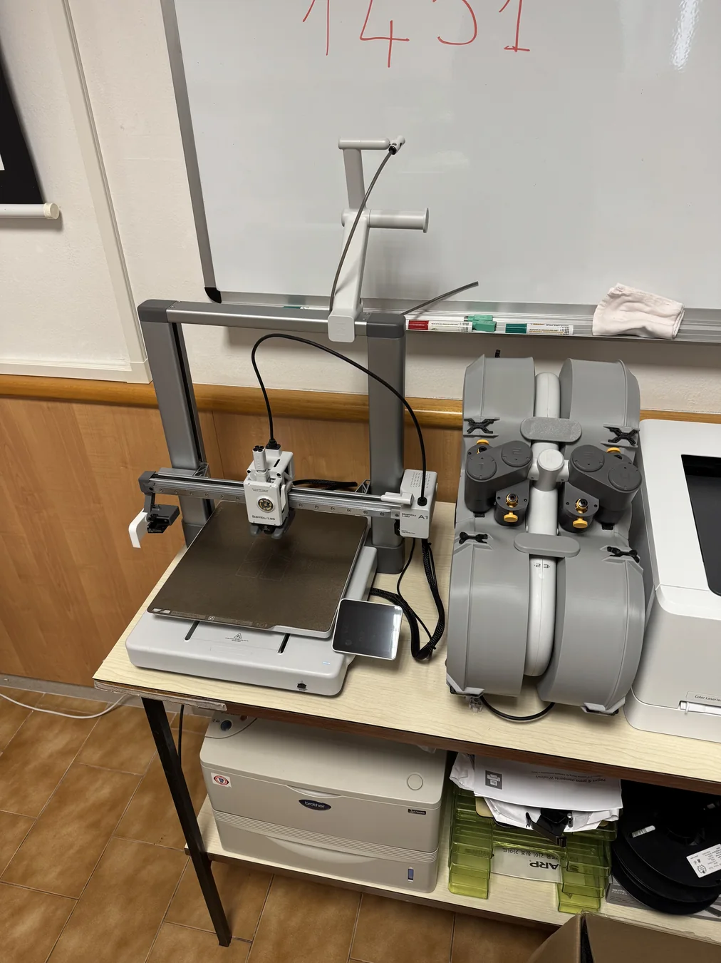 Stampante 3D in dotazione alla scuola